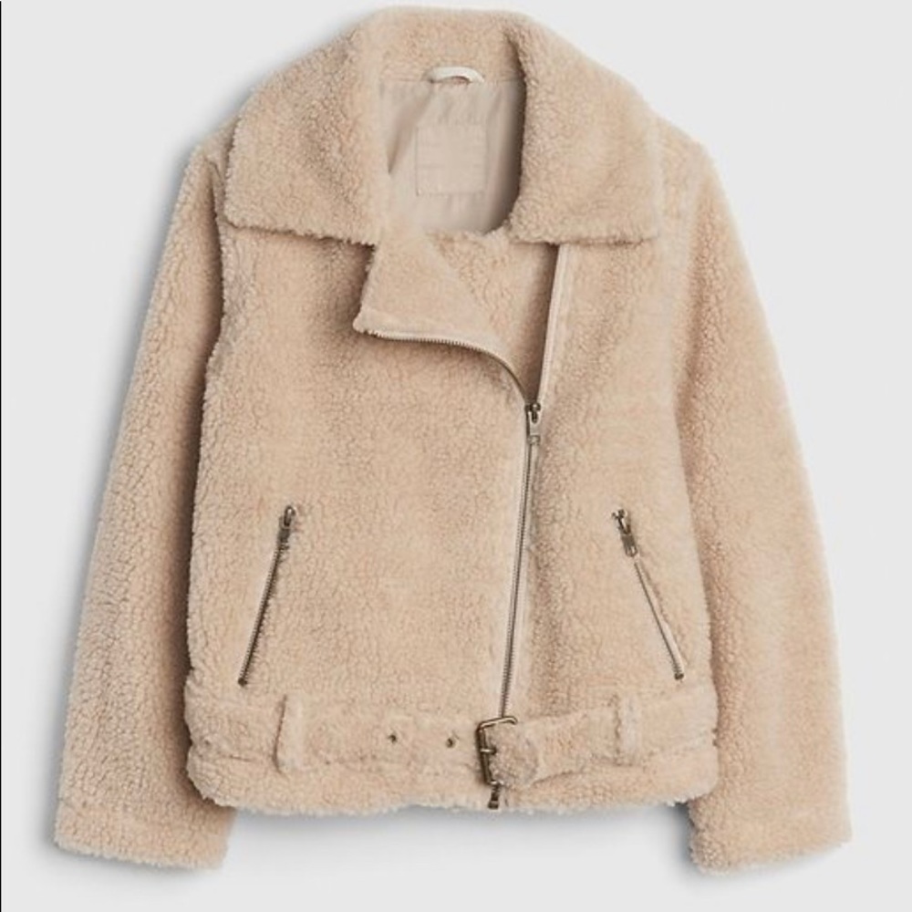 Gap Sherpa biker jacket